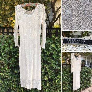 Peruvian Connection Small Crochet Dress
